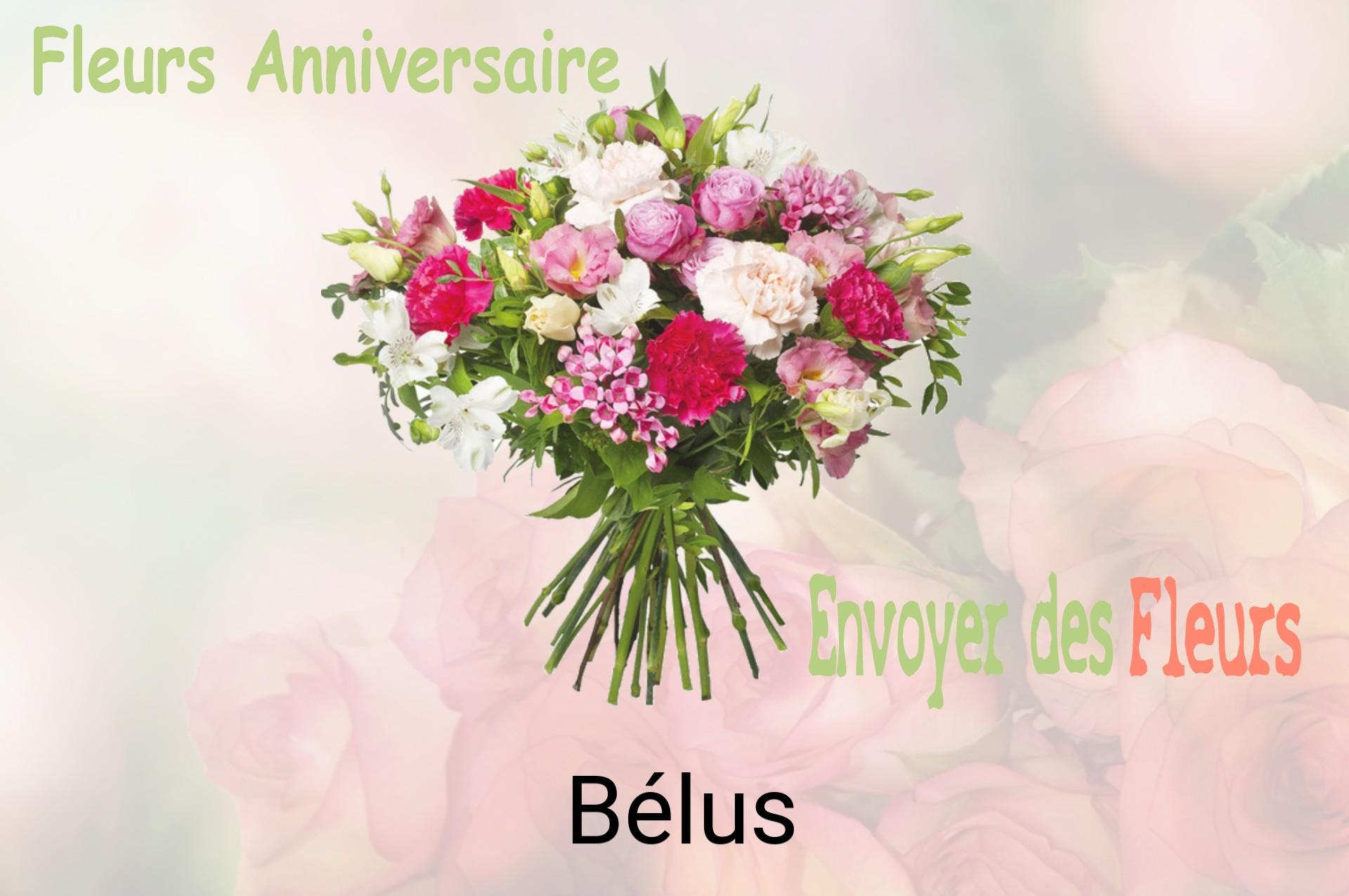 Bouquet de fleurs d’anniversaire livré à Bélus